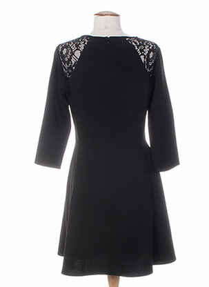 Rochie midi mâneci 3/4 mâneci 3/4 negru SET femeie