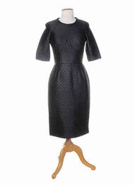 Rochie midi mâneci 3/4 mâneci 3/4 negru PAUL SMITH femme
