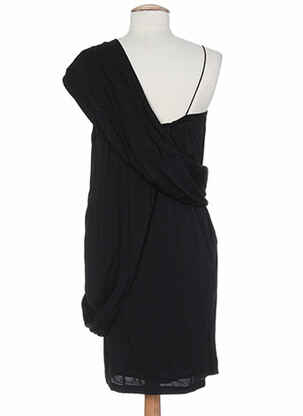 Rochie midi croială fluidă fără mâneci negru PAUL SMITH femeie
