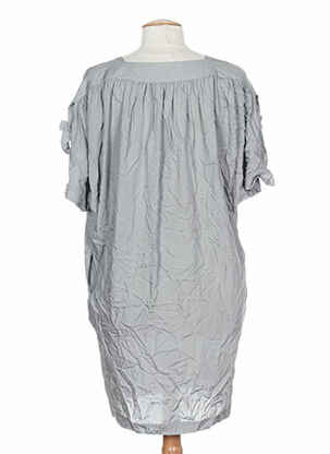 Rochie midi mâneci scurte mâneci scurte gri PAUL SMITH femeie