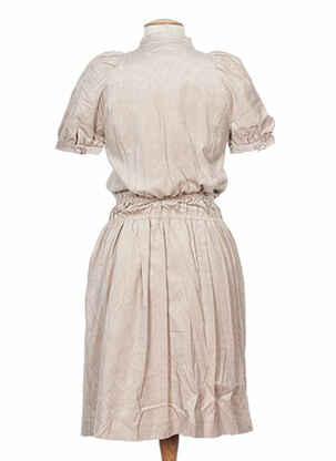 Rochie midi mâneci scurte mâneci scurte bej BAUM UND PFERDGARTEN femeie
