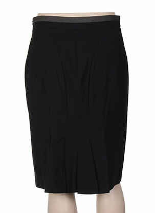 Fustă midi închidere cu fermoar lateral negru BLACK LABEL femeie