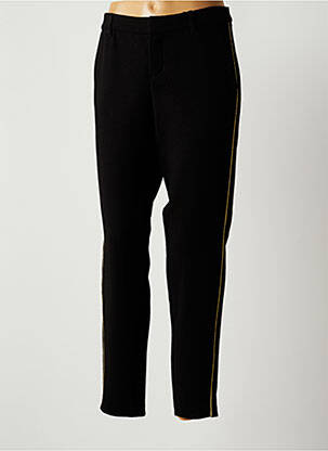 Pantalon drept elasticitate mărime normală negru SET femeie