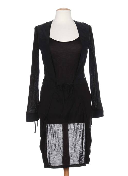 Rochie midi negru OKTOBER femeie