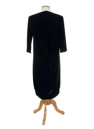 Rochie midi mâneci 3/4 mâneci 3/4 negru ALMA LIBRE femeie