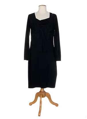Rochie midi mâneci lungi mâneci lungi negru ALMA LIBRE femeie