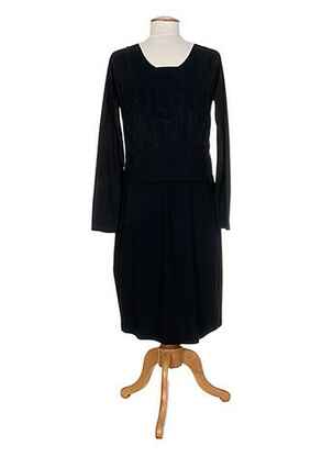 Rochie midi mâneci lungi mâneci lungi negru ALMA LIBRE femeie
