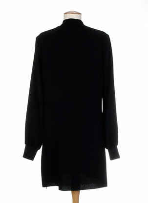 Rochie midi mâneci lungi mâneci lungi negru COSTUME NEMUTSO femeie