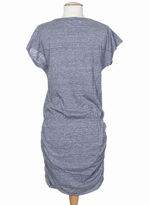 Rochie midi mâneci scurte mâneci scurte gri SET femeie