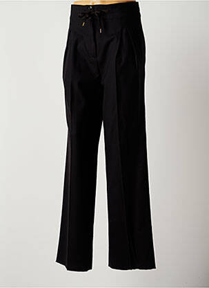 Pantalon larg închidere cu fermoar sub clapetă cu nasturi talie înaltă negru PAUL SMITH femeie