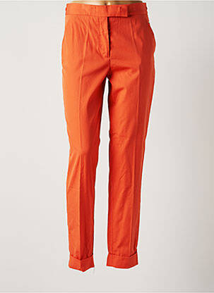 Pantalon chino țesătură poplin mărime normală portocalie PAUL SMITH femeie