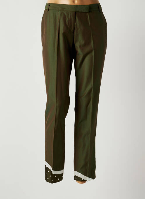 Pantalon slim verde PAUL SMITH femeie