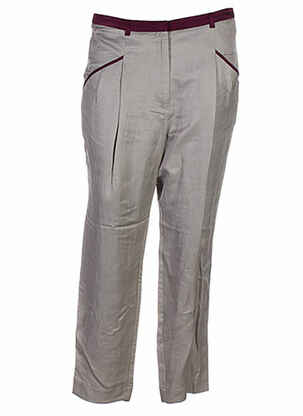 Pantalon trei sferturi gri I'M ISOLA MARRAS femeie