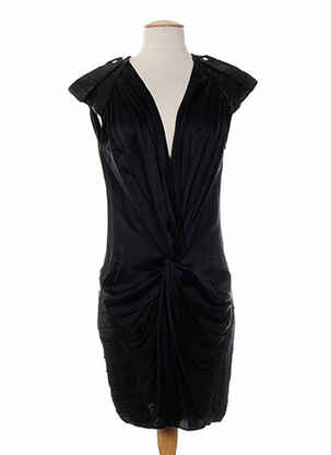 Rochie midi fără mâneci fără mâneci negru LOU DE BEAUREGARD femeie