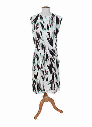 Rochie midi alb PAUL SMITH femeie