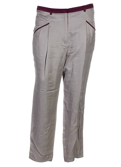 Pantalon trei sferturi gri I'M ISOLA MARRAS femeie