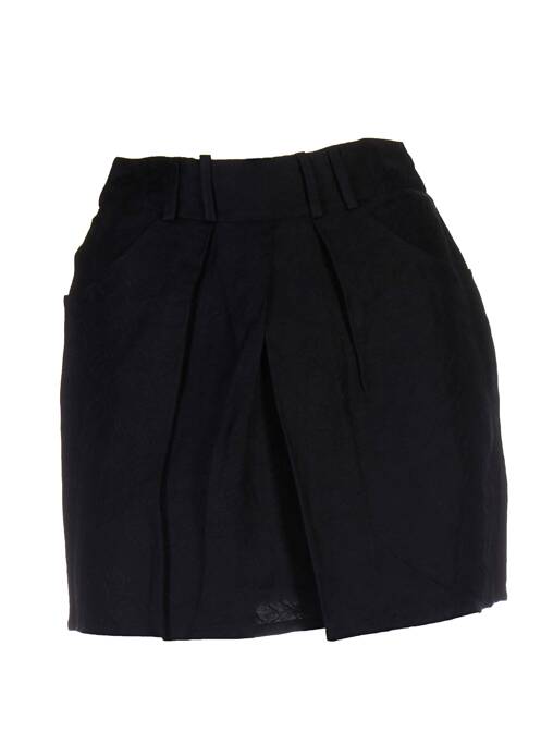 Fustă scurtă negru DEVASTEE femeie