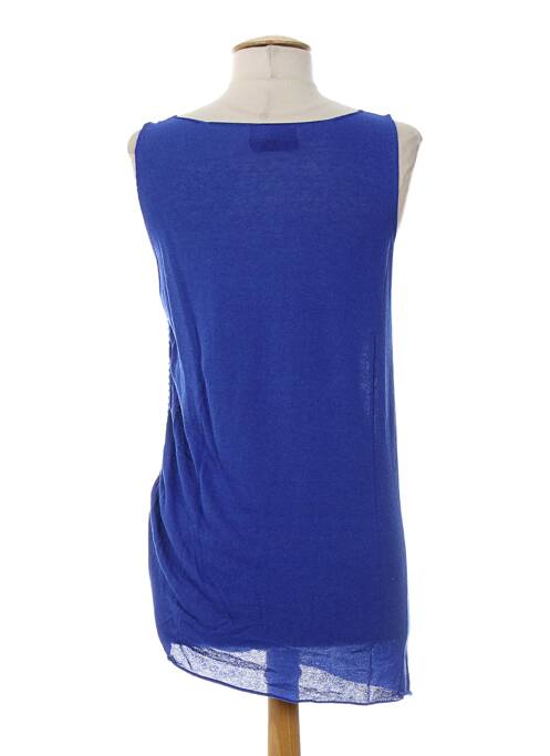 Tunică fără mâneci albastru ALMALIBRE femeie