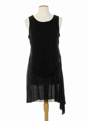 Tunică fără mâneci negru ALMALIBRE femeie