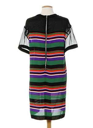 Rochie midi mâneci scurte mâneci scurte negru COSTUME NATIONAL femeie