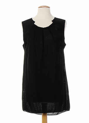 Tunică fără mâneci negru ALMALIBRE femeie