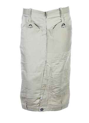 Fustă midi bej MARITHE & FRANCOIS GIRBAUD femeie