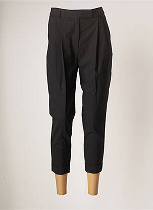 Pantalon trei sferturi talie înaltă talie înaltă negru BLACK LABEL femeie
