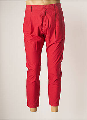 Pantalon chino țesătură poplin mărime normală roșu DOLCE & GABBANA bărbat