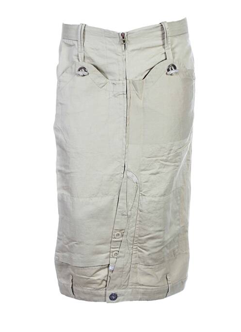 Fustă midi bej MARITHE & FRANCOIS GIRBAUD femeie