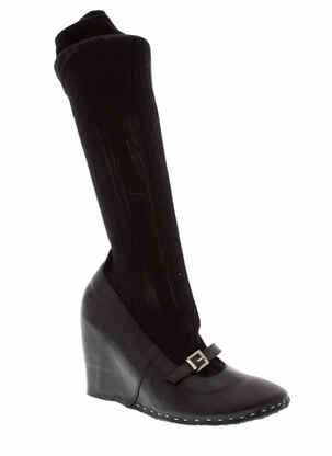 Cizme toc de 7 la 9 cm negru COLLECTION PRIVEE femeie