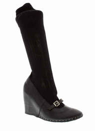 Cizme toc de 7 la 9 cm negru COLLECTION PRIVEE femme