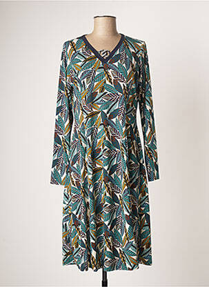 Rochie midi verde FRANCE RIVOIRE femeie