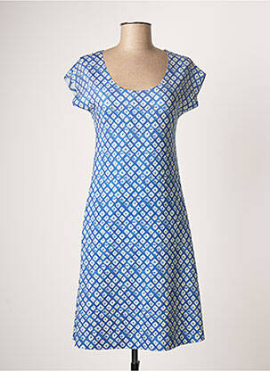 Rochie midi albastru ANIMAPOP femeie