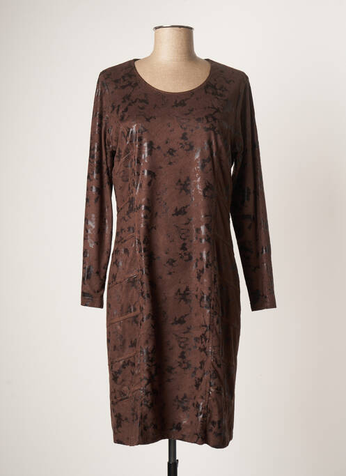 Rochie midi maro GREGORY PAT femeie