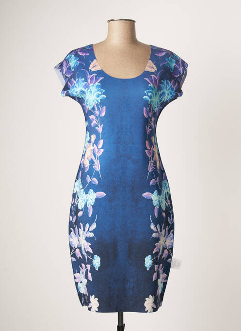 Rochie midi albastru ANIMAPOP femeie