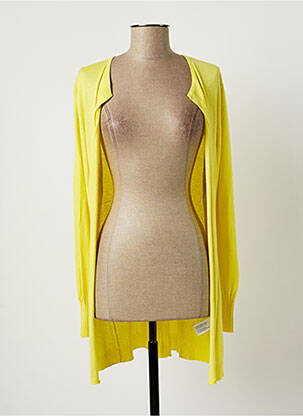 Vestă cu mâneci lungi galben SANDWICH femeie