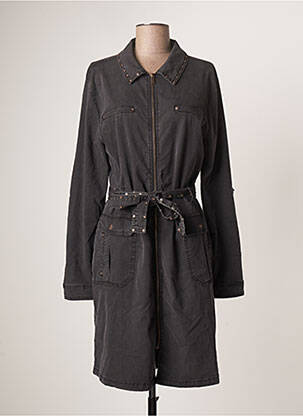 Rochie midi gri EVA KAYAN femeie