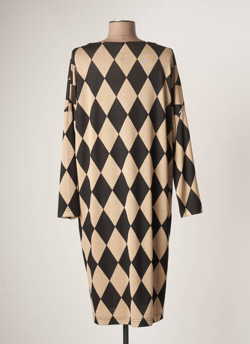 Rochie pulover bej LOLA SANDRO  FERRONE femeie