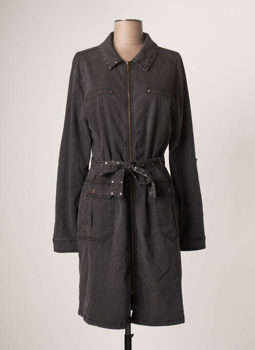 Rochie midi gri EVA KAYAN femeie