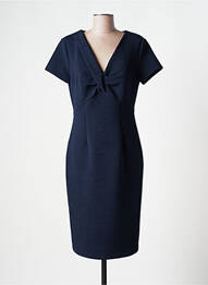 Rochie midi mâneci scurte mâneci scurte albastru LOLA femme