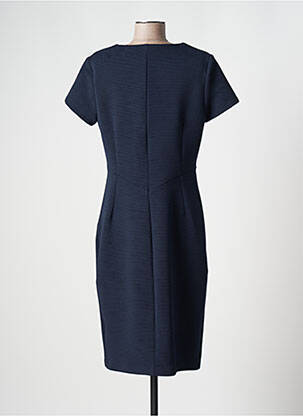 Rochie midi mâneci scurte mâneci scurte albastru LOLA femeie