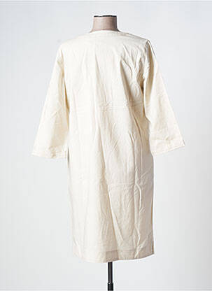 Rochie midi mâneci lungi mâneci lungi bej TOM TAILOR femeie