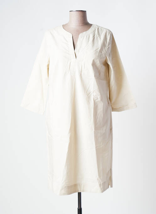 Rochie midi bej TOM TAILOR femeie