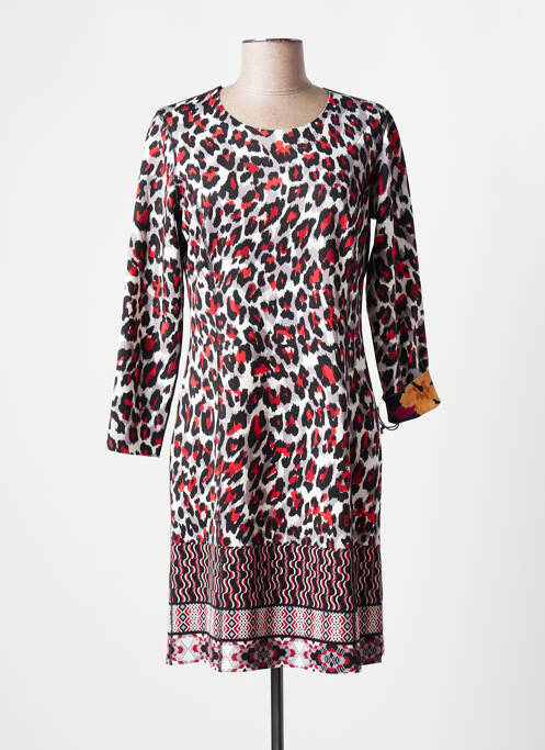 Rochie midi gri FRANCE RIVOIRE femeie