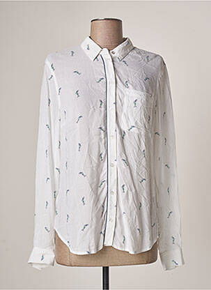 Cămașă buzunare la piept mâneci lungi alb SANDWICH femme