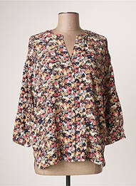 Cămașă imprimeu floral mâneci 3/4 albastru TOM TAILOR femme