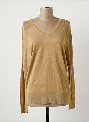 Pulover bej EVA KAYAN femeie