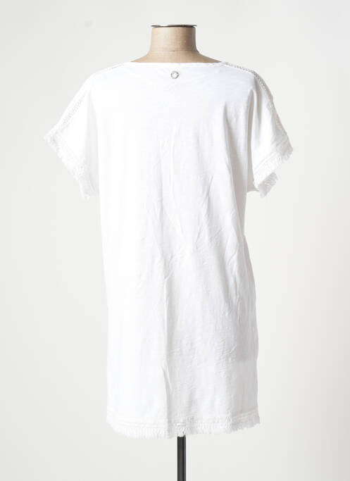 Tunică mâneci scurte alb SANDWICH femeie