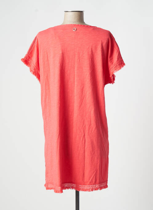 Tunică mâneci scurte roz SANDWICH femeie