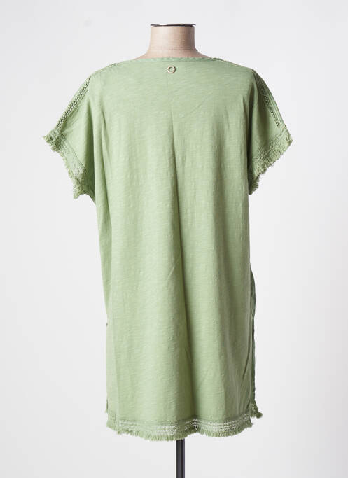 Tunică mâneci scurte verde SANDWICH femeie